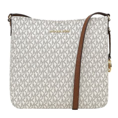 michael kors jet set travel large messenger bag vanilla|Michael Kors wallet jet set.